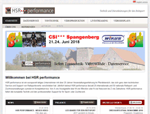 Tablet Screenshot of hsr-performance.de